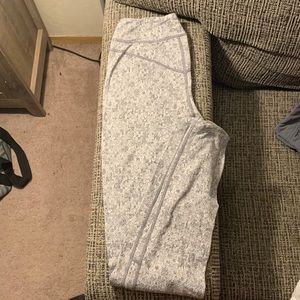 Gray gym shark leggings
